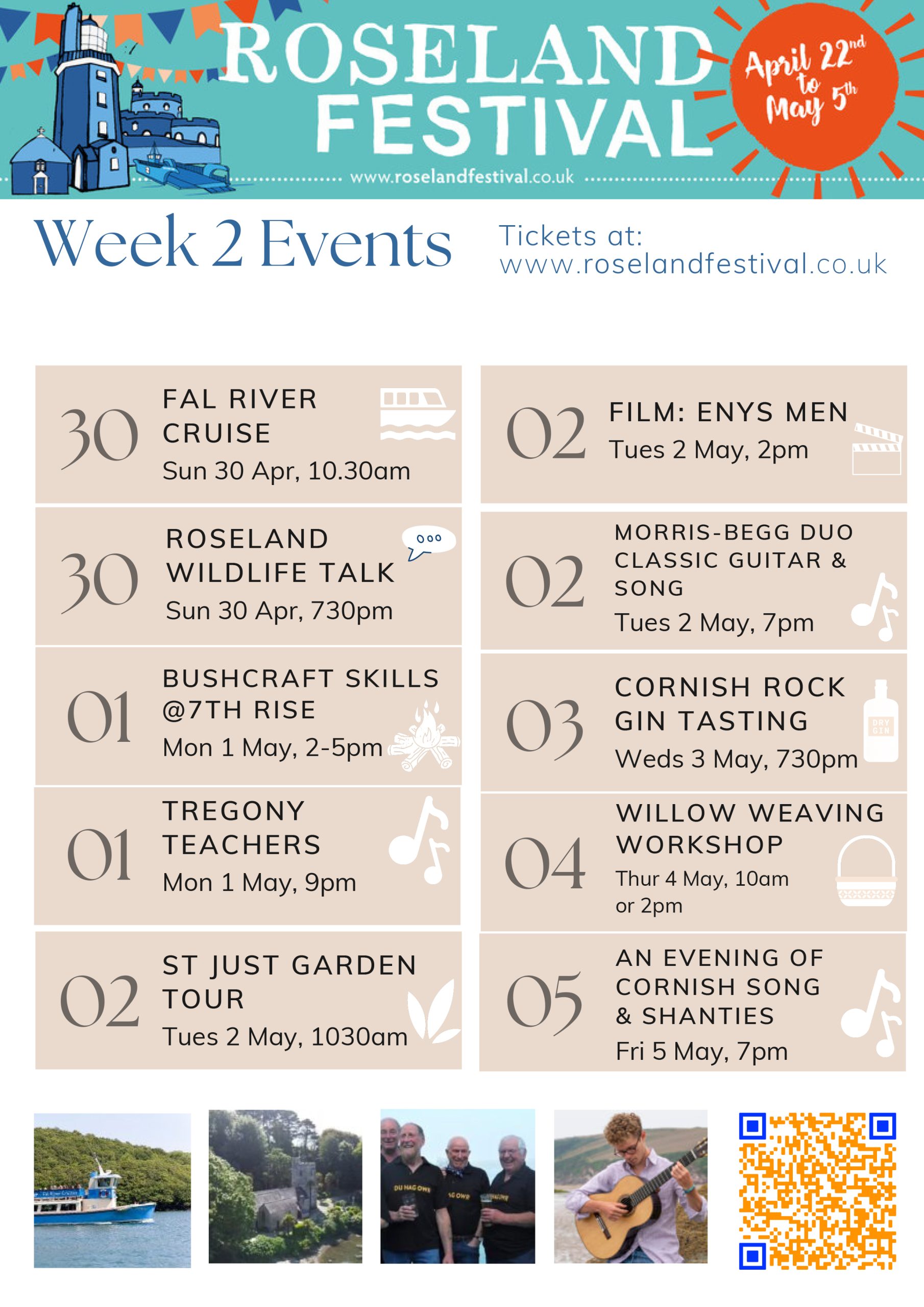 Roseland Festival Events – 30 April – 5 May | Roseland Online