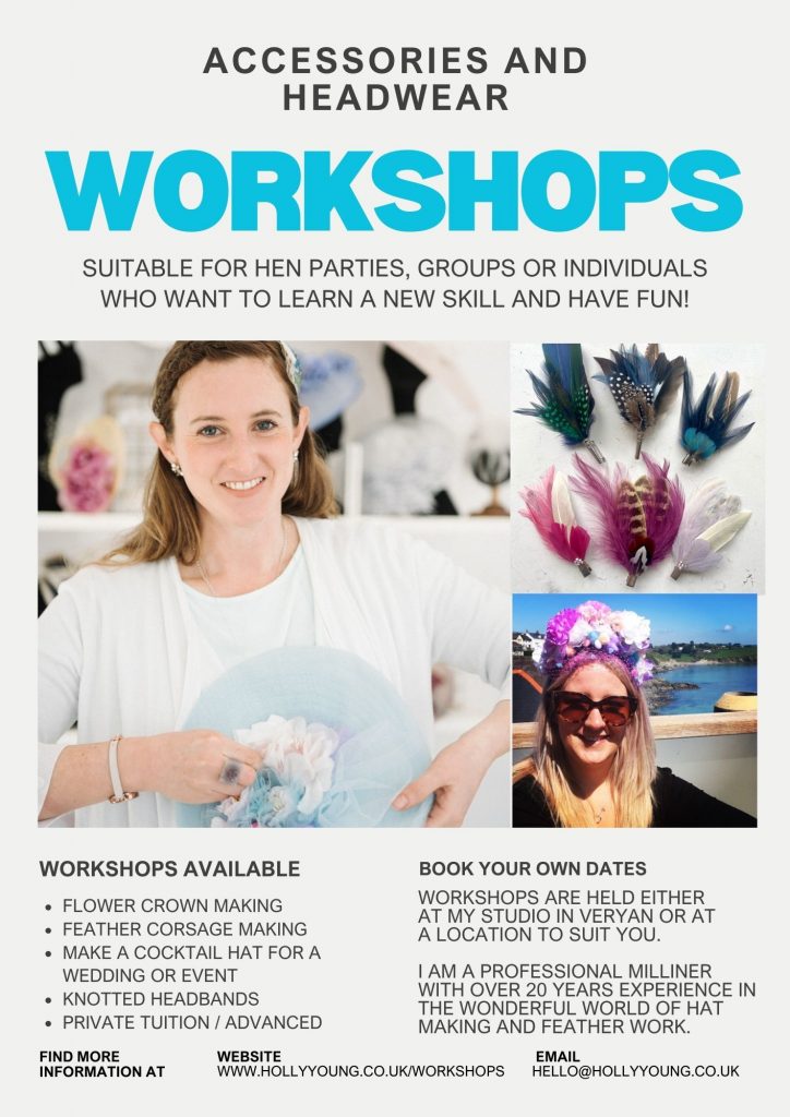 Accessories and Headwear Millinery Workshops 